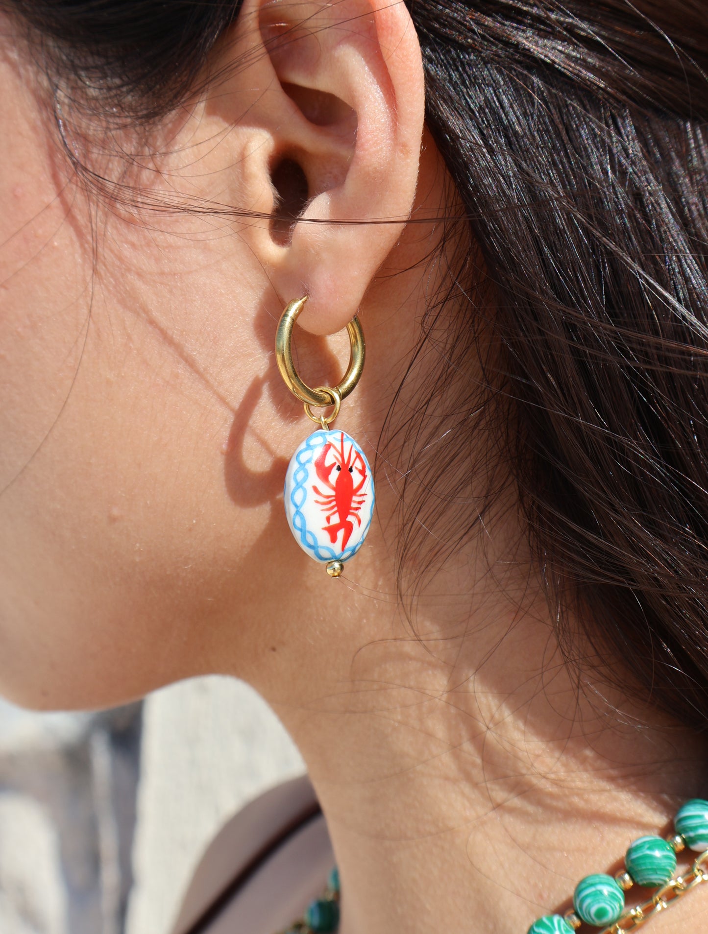 Aretes “LANGOSTA” marea
