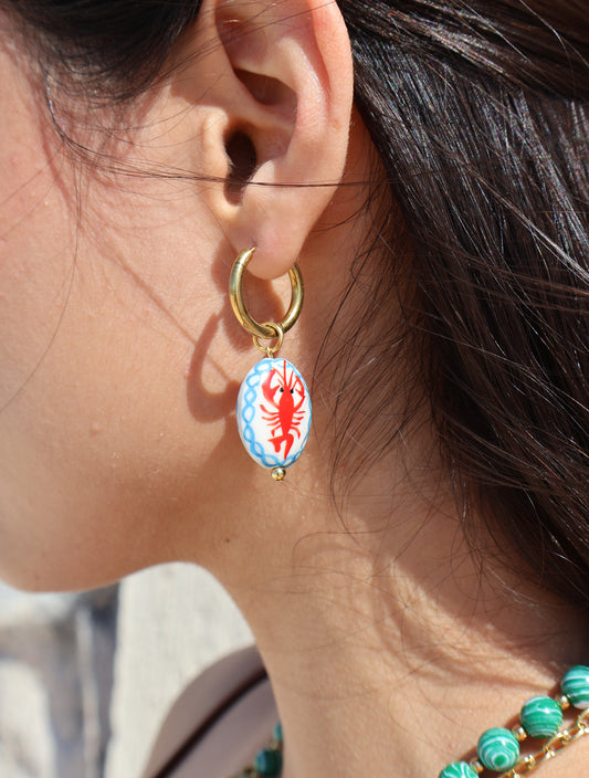 Aretes “LANGOSTA” marea