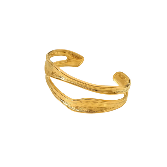 Pulsera "HOJA DE ORO"