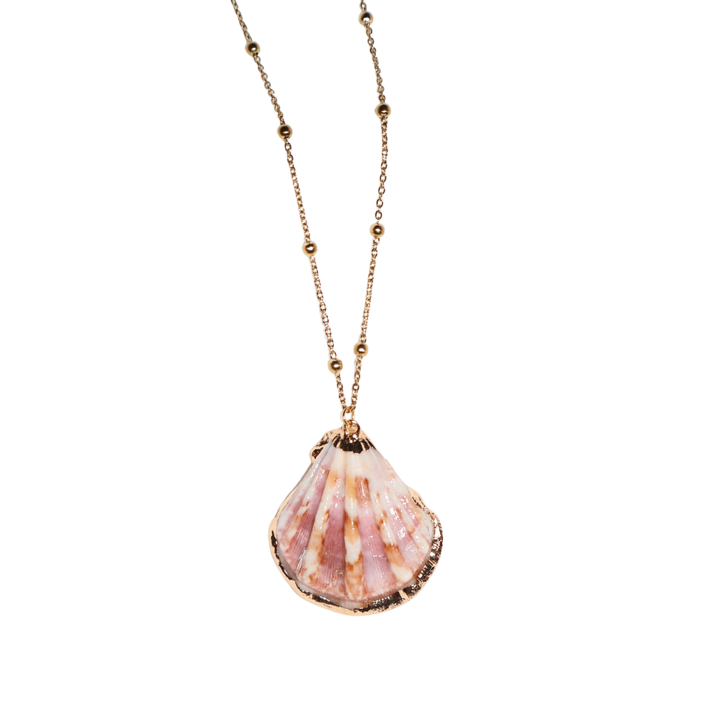 Collar "CONCHA ROSA"