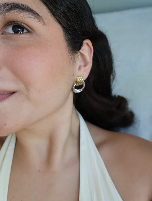 Aretes “CHAMI BICOLOR”